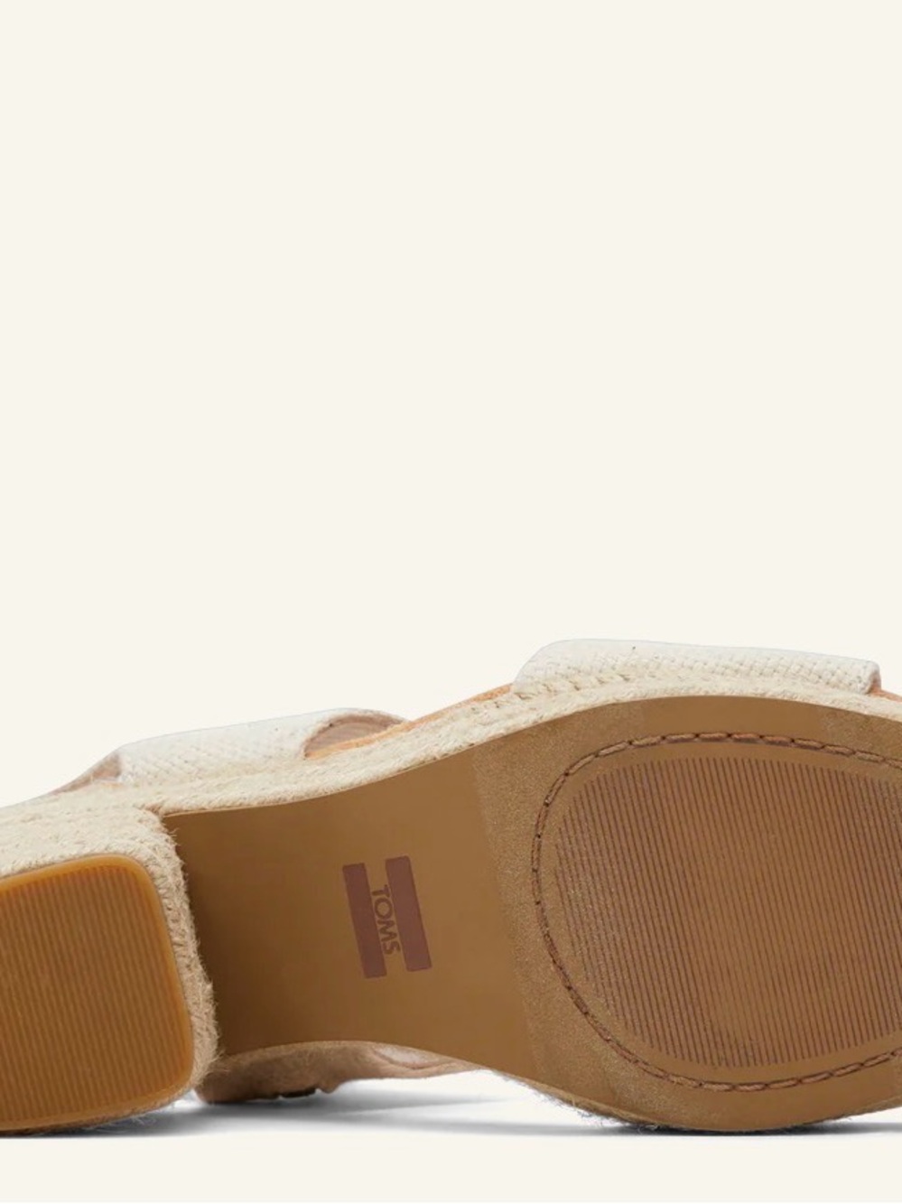 New Toms Majorca Rope Platorm Sandals - Picture 5 of 5